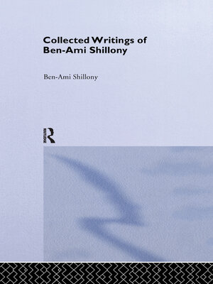 cover image of Ben-Ami Shillony--Collected Writings